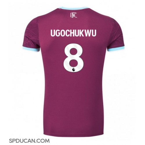 Muški Nogometni Dres Burnley Lesley Ugochukwu #8 Domaci 2025-26 Kratak Rukav